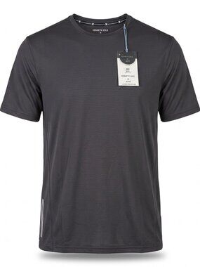 Kenneth Cole Active Men's Mesh Performance T-Shirt 4-Way Stretch Black XL